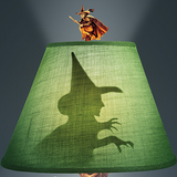 "We're Not In Kansas Anymore" WIZARD OF OZ Lamp