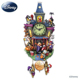 Disney Halloween Wall Clock With Lights And Music